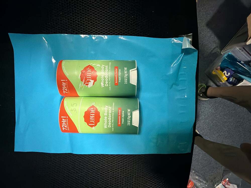#244 Lume Whole Body, Holiday Alpine Scent 2.6oz, 2 pack